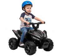 AIYAPLAY 6V Electric Car Handlebar Button Control for 18-48 Months Black | Battery Powered Kids ATV, Quad Bike, Max 2 km/h, Max 25 kg Load, for Boys Girls