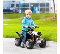 AIYAPLAY 6V Honda Licensed Kids Quad Bike, Electric Ride on ATV Toy for 1.5-3 Years in Black AIYAPLAY Black