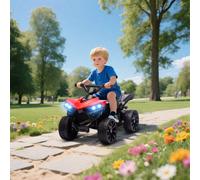 Aiyaplay 6V Kids Atv, Battery Powered Ride On Car For Ages 18-56 M, Red