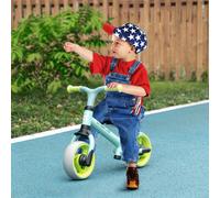 AIYAPLAY Lightweight Baby Balance Bike w/ Adjustable Seat, EVA Wheels - Green