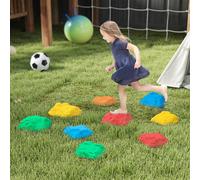 AIYAPLAY Balance Stepping Stones, 9 PCS River Stones for Kids Ages 3-8 Years