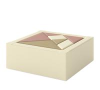AIYAPLAY 9 Pieces Soft Play Sets with Tangram Play, Removable Cover in Cream | Size: 80 cm x 80 cm AIYAPLAY Cream 80 cm x 80 cm