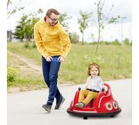 AIYAPLAY Angry Bird Licensed 12V Kids Bumper Car w/ Joysticks, Remote in Red AIYAPLAY Red