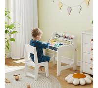 AIYAPLAY Art Table and Chair Set for children with Drawers