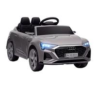 AIYAPLAY Audi Q8 E-tron Licensed Electric Car for Kids 12V Ages 3-4 Grey