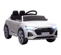 AIYAPLAY Audi Q8 E-tron Licensed Electric Car for Kids 12V Ages 3-4 White