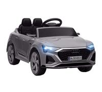 AIYAPLAY Audi Q8 E-tron Sportback Kids Electric Car W/ Remote - Grey | TJ Hughes