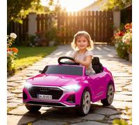 AIYAPLAY Audi Q8 e-tron Sportback Kids Electric Car w/ Remote - Pink, Pink