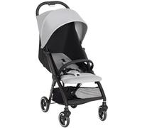 AIYAPLAY Baby Pushchair, Foldable Toddler Stroller with Adjustable Backrest & Footrest, Canopy, Storage Basket, Compact with One Hand Baby Buggy, from Birth to 3 Years (15kg), Light Grey