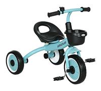 AIYAPLAY Trike With Adjustable Seat Basket Kids Tricycle Blue, none