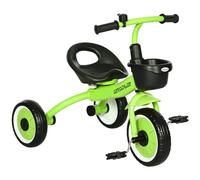 AIYAPLAY Trike W/ Adjustable Seat Basket, Kids Tricycle for 2-5 Years Old - Green