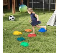 AIYAPLAY Balance Stepping Stones, 6 PCS River Stones for Kids Ages 3-8 Years | Size: 1 Pack AIYAPLAY Multicolor 1 Pack
