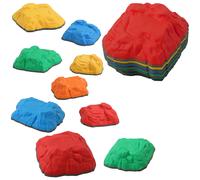 AIYAPLAY Balance Stepping Stones for Kids with Non-slip Bottom, Indoor Outdoor Obstacle Course for Ages 3-8 Years, Multicoloured