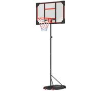 AIYAPLAY Basketball Hoop Outdoor, Height Adjustable 210-260cm, Wheels