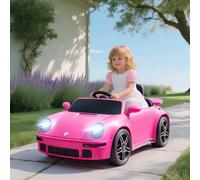 Aiyaplay Battery Powered Kids Electric Car With Remote Control, Pink
