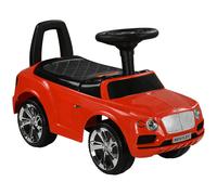 AIYAPLAY Bentley Bentayga Licensed Ride on Car, Foot to Floor Sliding Car Push Along Car with Under Seat Storage, Music Horn, for Toddler from 18 to 36 Months - Red