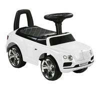 AIYAPLAY Bentley Bentayga Licensed Ride on Car, Foot to Floor Sliding Car Push Along Car with Under Seat Storage, Music Horn, for Toddler from 18 to 36 Months - White