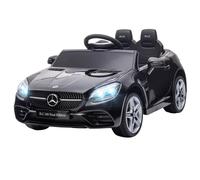AIYAPLAY Mercedes Benz SLC 300 Licensed 12V Kids Electric Ride On Car w/ Parental Remote Two Motor Music Light Wheel for 3-6 Years Black Aosom UK
