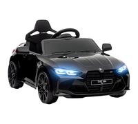 AIYAPLAY BMW M4 Licensed Electric Car for Kids 12V Remote Control Black