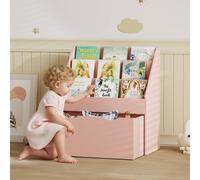 AIYAPLAY Bookcase for Kids with Shelves, Drawer, Bookcase for Bedroom, Playroom in Pink AIYAPLAY Pink