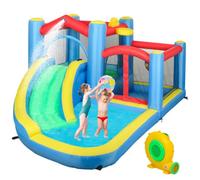 AIYAPLAY Bouncy Castle, with 550W Blower, Ages 3-8, 385 x 290 x 180 cm
