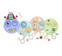 AIYAPLAY Caterpillar Busy Board with 7 Activities, for Nursery, Playroom, Home, for 3+ Years