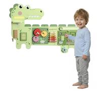AIYAPLAY Dinosaur Busy Board Panels Toddler Learning Activity Centre Green