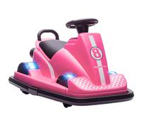 AIYAPLAY Electric Kids Bumper Car With 360 Degree Rotation Spin - Pink | TJ Hughes