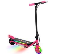 AIYAPLAY Electric Scooter Dual Brakes for Kids Ages 6-14 12 KM H | Flash Wheel, Colourful Light, Kids Electric Scooter, Up to 10 KM