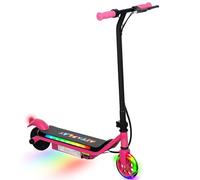 AIYAPLAY Electric Scooter Dual Brakes for Kids Ages 6-14 12 KM/H Pink