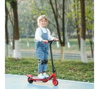 AIYAPLAY Electric Scooter for Kids Ages 6-14, with Dual Brakes, Flash Wheel and Colourful Light, Kids Electric Scooter E Scooter, Up to 12 KM/H & 10 KM, Red
