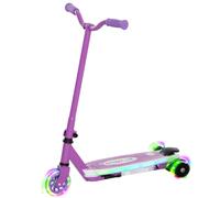 AIYAPLAY Electric Scooter for Kids Ages 4-7, with Auxiliary Rear Wheels, Flashing LED Light and Electric Brake, Kids Electric Scooter for Boys Girls, 6 KM/H & 8 KM, 6kg Lightweight, Purple