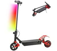 AIYAPLAY Electric Scooter for Kids Foldable LCD Display for Ages 6-14 Red