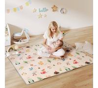 AIYAPLAY Foldable Baby Play Mat, Waterproof Activity Playmat