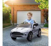AIYAPLAY Girl's Aston Martin DBX Licensed 12V Kids Ride on Car w/ 4 Suspension Wheels in Blue AIYAPLAY Blue