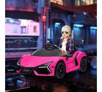 AIYAPLAY Girl's Lamborghini Revuelto Licensed Kids Electric Car w/ Butterfly Doors in Pink AIYAPLAY Pink