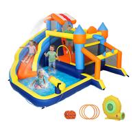 AIYAPLAY Inflatable Bounce House With Slide Pool/Ball Pit For Outdoor | TJ Hughes