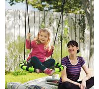 Aiyaplay Kid Nest Swing Seat, 60Cm Diameter Round Saucer Swing Set, Black