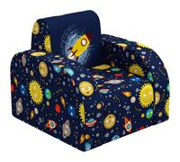 AIYAPLAY Kids Armchair, Foldable Toddler Chair for Bedroom - Dark Blue