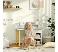 AIYAPLAY Green Kids Desk and Chair Set - Size: 73 x 48 x 85cm - Wilko