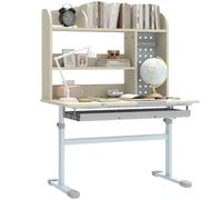 AIYAPLAY Kids Desk, Study Desk for Kids Height Adjustable with Tilt-Desktop in Natural AIYAPLAY Natural