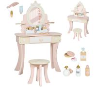 AIYAPLAY Kids Dressing Table - Girls Vanity Set w/ Stool - 7 Play Accessories | TJ Hughes