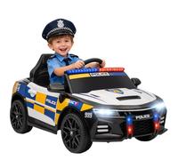 AIYAPLAY Kids Electric Car, Electric Police Car, Remote Control, Music