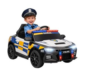 AIYAPLAY Kids Electric Car, Electric Police Car, Remote Control, Music
