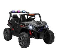 AIYAPLAY Kids Electric Ride on Car 2-Seater with Remote Control 24V Black