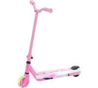 AIYAPLAY Electronic Ride on Scooter for Kids w/ Auxiliary Rear Wheels, Pink