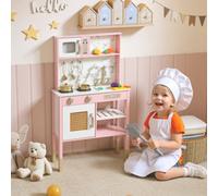 AIYAPLAY Kitchen Playset with Pretend Play Kitchen Accessories, Pink AIYAPLAY Pink