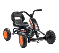 AIYAPLAY Kids Pedal Go Kart with Steel Frame, Sporty Design, for Ages 2-5 Years, Black