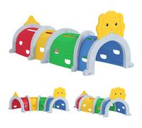 AIYAPLAY Kids Play Tunnel for 3-6 Years Crawl and Climb, Lion Design, Indoor & Outdoor
