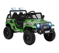 AIYAPLAY Kids Ride On Car, 12V Electric Truck w/ Suspension - Green, Green